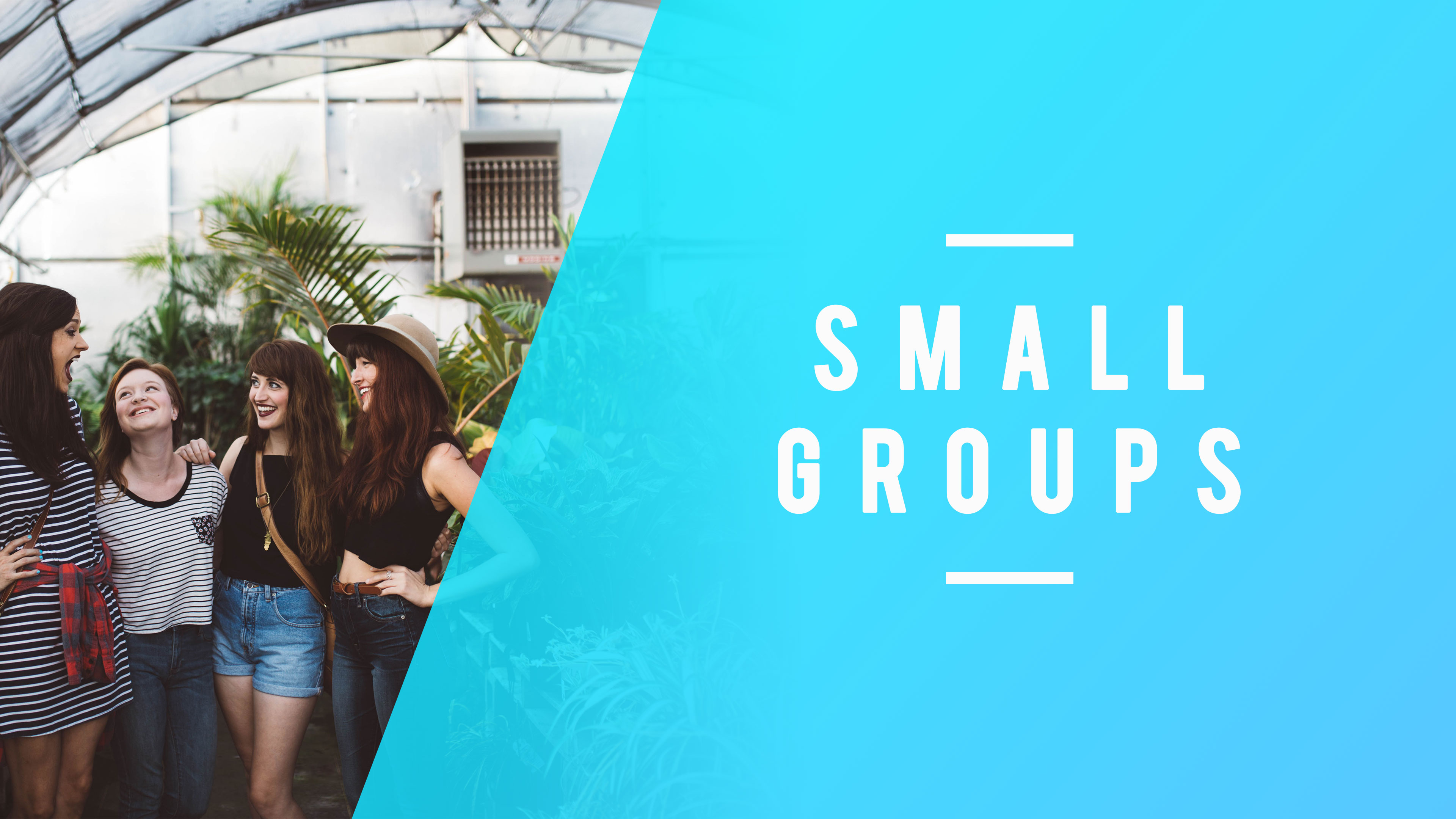Small Groups Blue Gradient