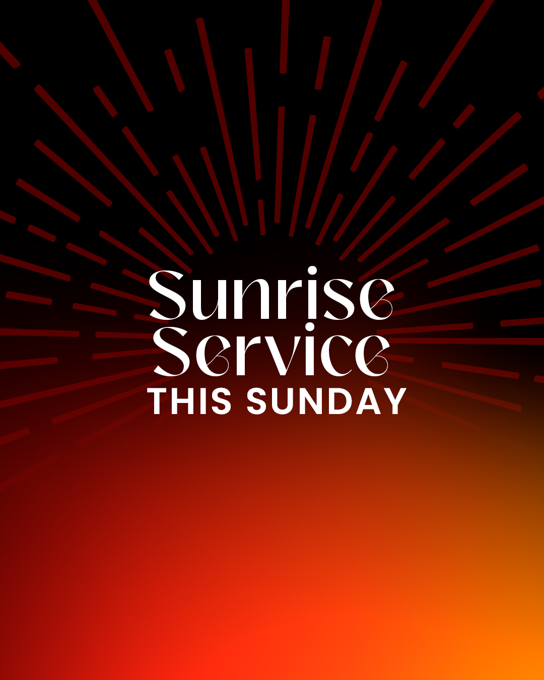 Sunrise Service
