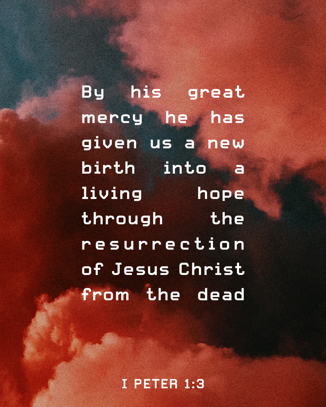 By His Great Mercy
