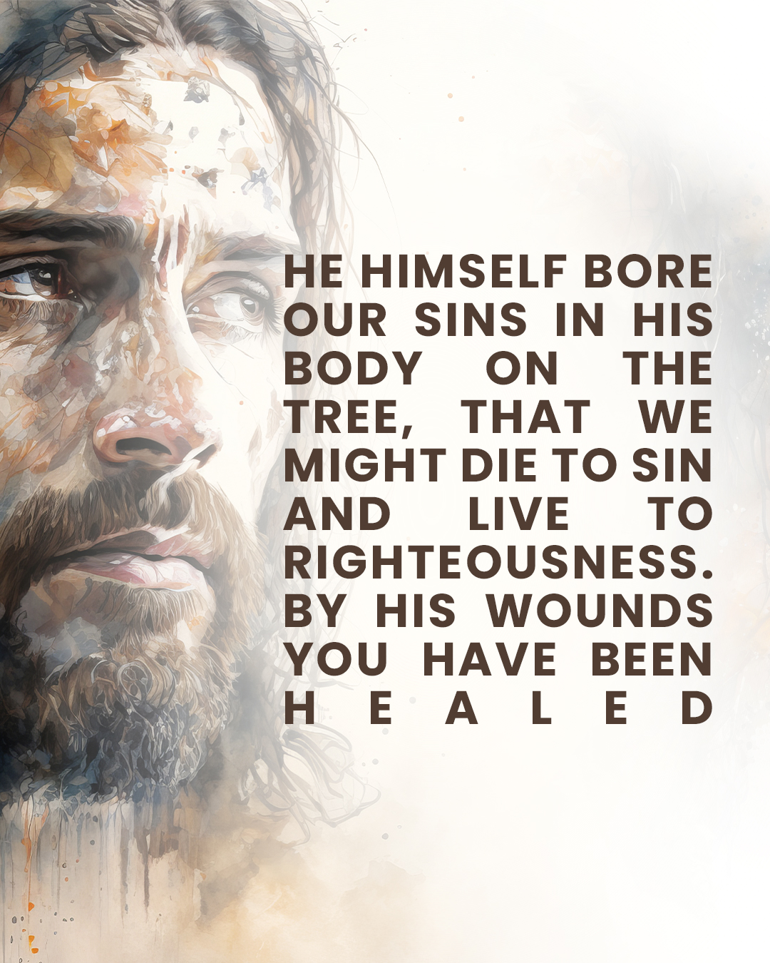 By his wounds you have been healed.